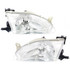For Toyota Corolla Headlight Assembly 1998 1999 2000 Halogen Type (CLX-M0-USA-20-5220-00-CL360A70-PARENT1)