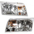 For Ford Crown Victoria Headlight 1998-2011 | Halogen Type | w/ Headlight Bulb | w/ Park Light Bulb | (CLX-M0-USA-20-5234-00-CL360A70-PARENT1)