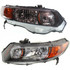 For Honda Civic Headlight Assembly 2006 07 08 2009 | Halogen | 6 Speed | Manual Trans | Coupe w/o Bulbs (CLX-M0-USA-H100192-CL360A70-PARENT1)