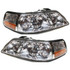 For Lincoln Town Car Headlight Assembly 2005 06 07 08 09 10 2011 | Halogen Type (CLX-M0-USA-L100114-CL360A70-PARENT1)