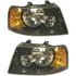 Karparts360 Replacement For Fo-rd Ex-pedition Headlight Assembly 2003 04 05 2006 Halogen | Black Interior (CLX-M0-USA-F100120-CL360A70-PARENT1)