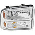 For Ford F-250 / F-350 / F-450 Super Duty Headlight Assembly 2005 2006 2007 Halogen | Excludes Harley-Davidson Model (CLX-M0-USA-F100134-CL360A70-PARENT1)