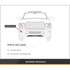 For Chevy Silverado 2500 / 3500 HD Fog Light Assembly 2007-2014 | All Cab Types | Excludes 2007 Classic | CAPA (CLX-M0-USA-REPC107542Q-CL360A76-PARENT1)