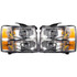 CarLights360: For 2007-2014 Chevy Silverado 2500 HD Headlight Assembly w/ Bulbs-CAPA Certified (CLX-M1-334-1145L-AC-CL360A3-PARENT1)
