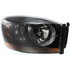 CarLights360: For 2006 Dodge Ram 3500 Headlight Assembly w/Bulbs Black Housing CAPA Certified (CLX-M1-333-1115L-AC2-CL360A3-PARENT1)