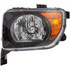 For Honda Element 2007 2008 Headlight Assembly Unit EX/LX Model Black Bezel CAPA Certified (CLX-M1-316-1133L-UC2-PARENT1)