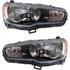 CarLights360: For 2009-2017 Mitsubishi Lancer Headlight Assembly w/ Bulbs Black Housing DOT Certified (CLX-M1-313-1140L-AFN2-CL360A1-PARENT1)