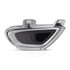 For Kia Sorento Fog Light Cover 2016 2017 2018 | Grille Bezel | w/ Silver Molding | EX/L/LX Model | Dark Gray (CLX-M0-USA-RK10860004-CL360A70-PARENT1)