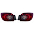 CarLights360: For 2017 2018 Mazda 3 Tail Light Assembly w/ Bulbs DOT Certified (CLX-M1-315-1940L-AF-CL360A1-PARENT1)
