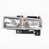 For Chevy Yukon Headlight Assembly 1992-1999 Composite Type (CLX-M0-332-1117L-AS-CL360A59-PARENT1)