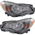 For Subaru Impreza Headlight Assembly 2012 2013 Halogen | Excludes WRX Model | CAPA (CLX-M0-USA-REPS100312Q-CL360A70-PARENT1)