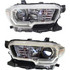 For Toyota Tacoma Headlight 2016 2017 2018 | w/ LED Daytime Running Light | w/ Halogen Fog Lights | CAPA (CLX-M0-USA-REPTY100142Q-CL360A70-PARENT1)