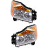 For Nissan Titan Headlight Assembly 2008-2015 Halogen (CLX-M0-USA-REPN100114-CL360A70-PARENT1)