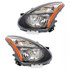 For Nissan Rogue Select Headlight Assembly 2014 2015 Halogen | Black Interior (CLX-M0-USA-REPN100330-CL360A70-PARENT1)