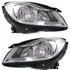 For Mercedes-Benz C63 AMG Headlight Assembly 2012 2013 2014 Halogen | Chrome Interior | w/o Corner Light | Sedan (CLX-M0-USA-REPM100386-CL360A71-PARENT1)