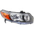 For Honda Civic Headlight Assembly 2006 2007 | Halogen | Coupe | w/o bulb (CLX-M0-USA-REPH100382-CL360A70-PARENT1)