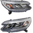 For Honda CR-V Headlight Assembly 2015 2016 | Halogen | w/ LED Daytime Running Light | CAPA (CLX-M0-USA-REPH100368Q-CL360A70-PARENT1)