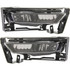 For Honda Accord Fog Light Assembly 2013 2014 2015 | Sedan | Rectangular | w/ Black Bezel Border | Excludes Hybrid Model | CAPA Certified (CLX-M0-USA-REPH107582Q-CL360A70-PARENT1)