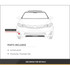 For Honda Accord Fog Light Assembly 2013 2014 2015 | Sedan | Rectangular | w/ Black Bezel Border | Excludes Hybrid Model (CLX-M0-USA-REPH107582-CL360A70-PARENT1)