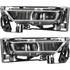 For Honda Accord Fog light Assembly 2013 2014 2015 | Sedan | Rectangular | w/ Chrome Bezel Border | Excludes Hybrid Model | CAPA (CLX-M0-USA-REPH107560Q-CL360A70-PARENT1)