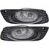 For Honda Civic Fog Light Assembly 2012 | Sedan | Round | Halogen | Excludes Hybrid Model (CLX-M0-USA-REPH107590-CL360A70-PARENT1)