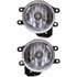For Toyota RAV4 Fog Light Assembly 2016 2017 2018 | Halogen | Round | CAPA (CLX-M0-USA-REPT107576Q-CL360A74-PARENT1)