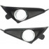 For Lexus GX460 Fog Light Cover 2014 15 16 2017 | Grille Bezel | Textured Black (CLX-M0-USA-RL10860004-CL360A70-PARENT1)