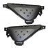 For Toyota Prius Fog Light Cover 2016 2017 2018 | Grille Bezel | Bumper Cover | Textured Black (CLX-M0-USA-REPT108672-CL360A70-PARENT1)