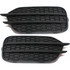 For Volkswagen Tiguan Fog Light Cover 2012 13 14 15 16 2017 | Grille Bezel | Type 1 | Textured Black (CLX-M0-USA-REPV108620-CL360A70-PARENT1)