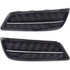 For Acura MDX Fog Light Cover 2014 2015 2016 | Painted Black & Chrome (CLX-M0-USA-REPA108618-CL360A70-PARENT1)
