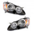 For Toyota Corolla Headlight Assembly 2005 06 07 2008 Halogen | S / XRS Model | Black Interior (CLX-M0-USA-T100134-CL360A70-PARENT1)
