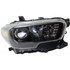 For Toyota Tacoma Headlight 2017 2018 2019 w/ LED Daytime Running Light | w/ LED Fog Lights | CAPA (CLX-M0-USA-RT10010012Q-CL360A70-PARENT1)