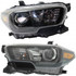 For Toyota Tacoma Headlight 2017 2018 2019 w/ LED Daytime Running Light | w/ LED Fog Lights | CAPA (CLX-M0-USA-RT10010012Q-CL360A70-PARENT1)