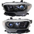 For Toyota Tacoma Headlight 2017 2018 2019 w/ LED Daytime Running Light | w/ LED Fog Lights (CLX-M0-USA-RT10010012-CL360A70-PARENT1)