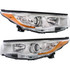 For Toyota Highlander Headlight 2014 2015 2016 Halogen | w/o Smoked Chrome Accent CAPA (CLX-M0-USA-REPT100398Q-CL360A70-PARENT1)