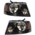 For Ford F-150 Headlight Assembly 2006 2007 2008 Halogen | Blacked Out | Harley Davidson Model CAPA (CLX-M0-USA-REPF100128Q-CL360A70-PARENT1)