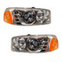 For GMC Sierra 1500 Headlight Assembly 1999-2006 Halogen | Denali Model (CLX-M0-USA-G100102-CL360A70-PARENT1)