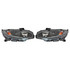 For Honda Civic Coupe EX/LX/Sport Model Headlight Assembly 2019–2020 1.5L Turbo/2.0L Engine Halogen Type Black Bezel CAPA (CLX-M0-317-1180L-ACN2-CL360A56-PARENT1)