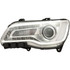 For Chrysler 300 Headlight Assembly 2018 2019 2020 Chrome Bezel Halogen Projector Code LMC/MFP CAPA Certified (CLX-M0-333-1193L-ACDC1-CL360A50-PARENT1)