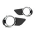For Toyota Sienna Fog Light Cover 2011-2017 | Black | w/ Chrome | w/ Park Distance Control Sensor Holes | DOT / SAE Compliance (CLX-M0-USA-REPT108644-CL360A70-PARENT1)