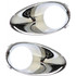 For Infiniti EX35 Fog Light Cover 2008 09 10 11 2012 | Chrome | DOT / SAE Compliance (CLX-M0-USA-REPI108002-CL360A70-PARENT1)