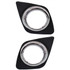 For Toyota RAV4 Fog Light Cover 2009 10 11 2012 | Black | w/ Fog Light Hole | Base / Sport Model and Chrome | DOT / SAE Compliance (CLX-M0-USA-REPT108604-CL360A70-PARENT1)