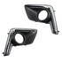 For Subaru Crosstrek Fog Light Cover 2016 2017 | Textured Black | w/ Chrome Trim | DOT / SAE Compliance (CLX-M0-USA-REPS108204-CL360A70-PARENT1)