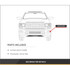 For Ford Flex Fog Light Cover 2009 10 11 2012 | Bezel | Chrome | DOT / SAE Compliance (CLX-M0-USA-REPF107512-CL360A70-PARENT1)