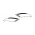 For Dodge Durango Fog Light Cover 2016 17 18 19 2020 | Silver | Excludes SRT/Pursuit Model | DOT / SAE Compliance (CLX-M0-USA-RD10820002-CL360A70-PARENT1)
