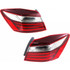 For Honda Accord Outer Tail Light Assembly 2016 2017 Halogen | Sedan (CLX-M0-USA-REPHD730102-CL360A70-PARENT1)