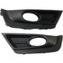 For Honda CR-V Fog Light Cover 2017 2018 | Garnish | Black | EX / EX-L Model | DOT / SAE Compliance (CLX-M0-USA-RH10820008-CL360A70-PARENT1)