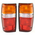 For Toyota 4Runner Tail Light Assembly 1984-1989 w/ Black Trim (CLX-M0-USA-11-1348-00-CL360A70-PARENT1)