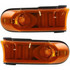 For Toyota FJ Cruiser Turn Signal Light 2007 08 09 10 2011 Park/Side Marker Lamp | Amber Lens (CLX-M0-USA-T106914-CL360A70-PARENT1)