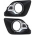 For Mitsubishi Outlander Sport / RVR Fog Light Cover 2011 2012 | Chrome | Garnish | DOT / SAE Compliance (CLX-M0-USA-REPM108640-CL360A70-PARENT1)